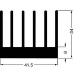 Chladič Fischer Elektronik SK-189-50SA, 50 x 41,5 mm, 3,5 kW