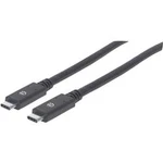 USB 3.0 kabel Manhattan 354905, 2.00 m, černá