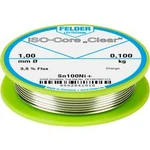 Pájecí cín Felder Löttechnik ISO-Core "Clear" Sn100Ni+, cívka, 0.100 kg, 1 mm