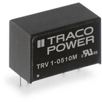 DC/DC měnič napětí do DPS TracoPower TRV 1-1221M, 100 mA, 1 W, Počet výstupů 2 x