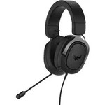 Asus TUF H3 herní headset na kabel přes uši, jack 3,5 mm, Gun Metall