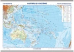 Austrálie a Oceánie - školní nástěnná zeměpisná mapa 1:13 mil./136x96 cm