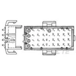 TE Connectivity MR ConnectorsMR Connectors 640497-1 AMP