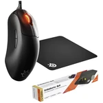 Steelseries Prime Gaming Mouse, Qck Medium Bundle herná myš káblový optická čierna 5 null 18000 dpi ergonomická