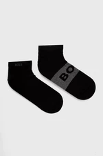 Ponožky BOSS (2-pak) pánske,čierna farba,50469720