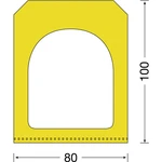 Moravia 422.19.641 Blatník rampy MORION žltý (d x š) 1000 mm x 80 mm