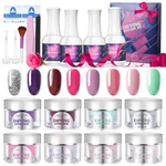 32Pcs/Set Dipping Powder Glitter Dip System Liquid Nail Manicure Gel Starter Kit