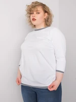 Oversized bílá halenka