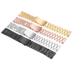 Bakeey 28mm Replacement Stainless Steel Wrist Watch Band Strap for Fitbit Versa