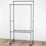 Standing Landing Organizer Clothing Wardrobe Hanger Metal Clothes Rail Storage