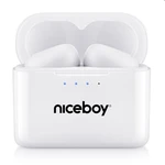 Bluetooth Stereo Headset Niceboy HIVE podsie - polar white