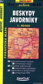 Beskydy Javorníky 1:50 000