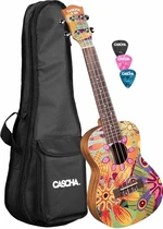 Cascha HH 2607 Art Series Konzert-Ukulele Flowers