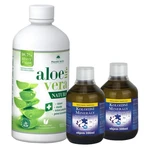 PHARMA ACTIV Koloidní minerály 2 x 300 ml + AloeVeraLife Natura 1000 ml