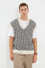 Trendyol Sweater Vest - Beige - Regular fit