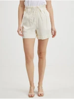 Cream shorts VILA Ruby - Women