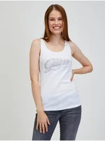 White Women's Tank Top Guess Hegle - Women