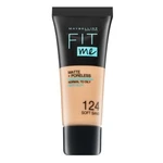 Maybelline Fit Me! Foundation Matte + Poreless podkład w płynie z formułą matującą 124 Soft Sand 30 ml