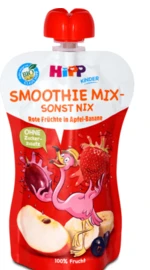 HIPP BIO Smoothie jablko, banán a červené ovocie 120 ml