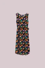 WOMEN'S DRESS L-SU-4057 NAVY