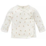 Pinokio Kids's Lovely Day Beige Wrapped Baby Jacket