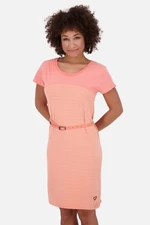 Alife and Kickin CLARINAAK B Peach Melange dress