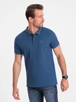 Ombre Men's pique knit polo shirt