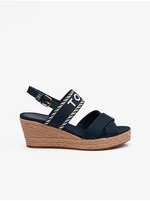 Dark blue Women's Wedge Sandals Tommy Hilfiger - Women