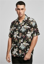 Viscose Shirt AOP Resort Blacktropical