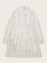 Purple-white striped dress for girls Tom Tailor - Girls