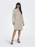 Light grey women's brindle sweater dress ONLY Silly - Women