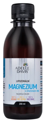 ADELLE DAVIS Lipozomální magnézium + B6 200 ml