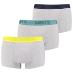 3PACK men's boxers Levis gray