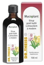 MUCOPLANT Sirup s jitrocelem a medem 100 ml