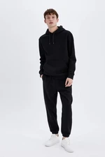 B6155AX/BK81 Defacto Men's Tracksuit Bottom BLACK