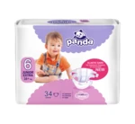 PANDA Junior Extra Detské plienky 16+kg 34 ks