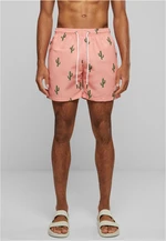 Pattern of swimming shorts cactus aop