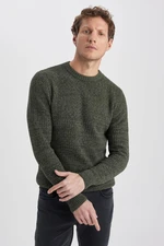 DEFACTO Standard Fit Crew Neck Knitwear Sweater