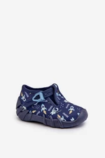 Comfortable children's slippers BEFADO Navy Blue