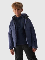 Chlapecká lyžařská péřová bunda membrána 5000 - modrá
