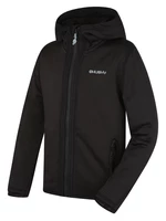 Husky Artic Zip K 164-170, black Dětská mikina s kapucí