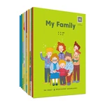 12 Books/Set Children's English Graded Reading Picture Books My Family Educational Reading Story Book