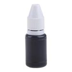 Premium Stamp Refill Ink Black Refill Ink 10 Ink for Protection Roller Stamps