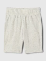 Light grey girls' elastic shorts GAP