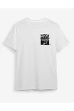 Trendyol White Text Printed Regular Cut T-shirt