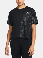 Under Armour Vanish Energy Emboss Crop SS Triko Černá