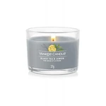 Yankee Candle Votívna sviečka v skle Black Tea & Lemon 37 g