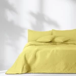 Żółta narzuta na łóżko AmeliaHome Meadore, 200 x 220 cm