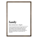 Plakat 50x70 cm Family – Wallity