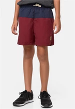 Boys' Block Swim Shorts Dark/Burgundy